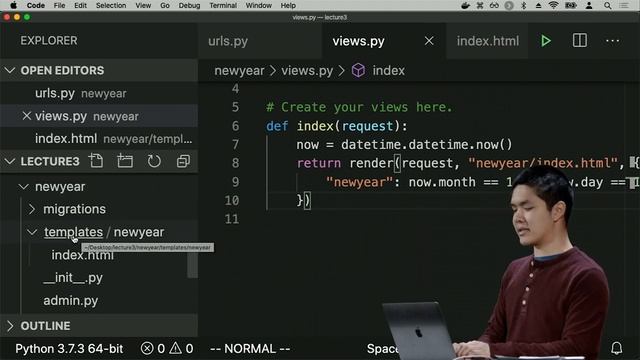 Aprenda a programar com Python e JavaScript - Aula 4 (Django) смотреть онлайн