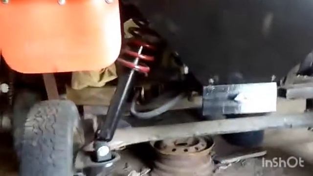 Квадроцикл из ОКИ 4Х2 ( задняя подвеска готова). смотреть онлайн