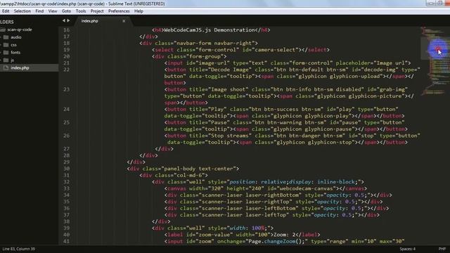 Scan QR Code Menggunakan Kamera Webcam dengan PHP Jquery & Library WebCodeCamJS смотреть онлайн