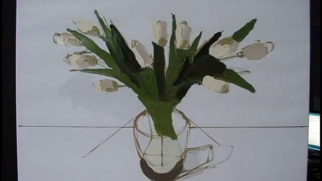 David Oleski paints white tulips again смотреть онлайн