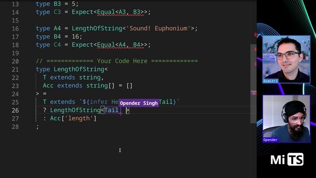 Length of String with Opender Singh - TypeScript Type Challenges #298 [MEDIUM] смотреть онлайн
