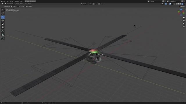 ВИНТ ВЕРТОЛЁТА • 3D-Анимация • Blender смотреть онлайн