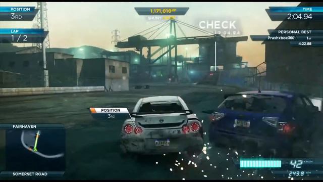 NFS Most Wanted 2012- Go Pro or Go Home Achievement (Escape Velocity was Bonus :)) смотреть онлайн