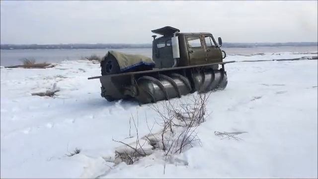 испытания уникального снегоболотохода шнекохода смотреть онлайн