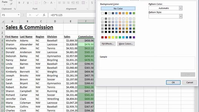 Excel 2016 - Conditional Formatting - Configuring Highlight Cells Rules смотреть онлайн