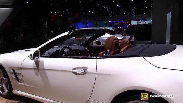 2015 Mercedes Benz SL Class SL400 - Exterior and Interior Walkaround - 2015 Detroit Auto Show смотреть онлайн
