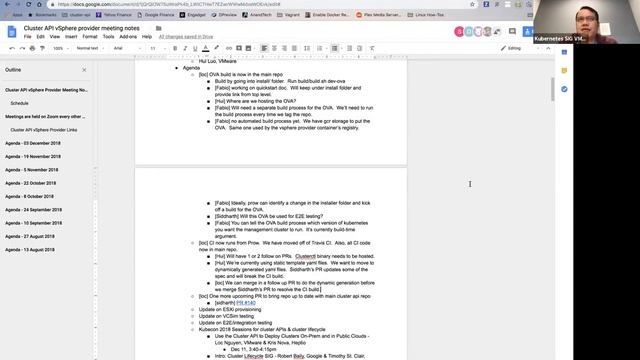 Kubernetes SIG VMware - Cluster API vSphere Provider bi-weekly syncup 20181203 смотреть онлайн