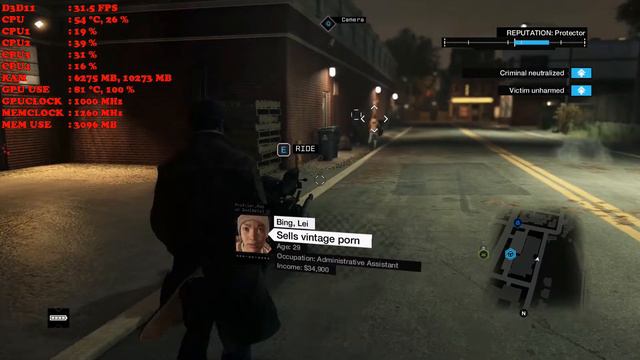Watch dogs: Ultra Max Setting(Max MSAA8) 1080P :i5 4690k+R9 290 смотреть онлайн