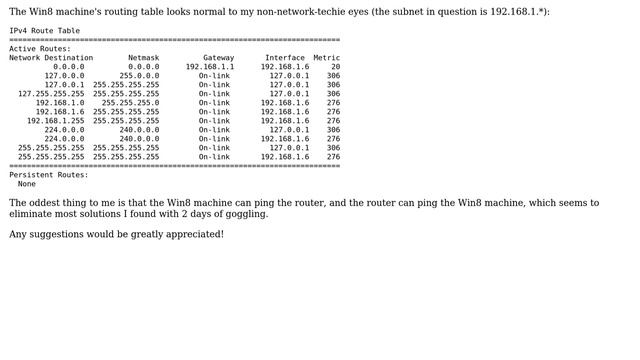 Window 8 machine cannot ping devices on same subnet смотреть онлайн