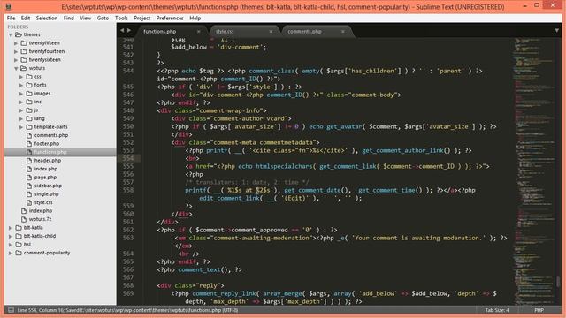 Как создать шаблон для wordpress - Урок 18 Стилизация и изменение комментариев смотреть онлайн