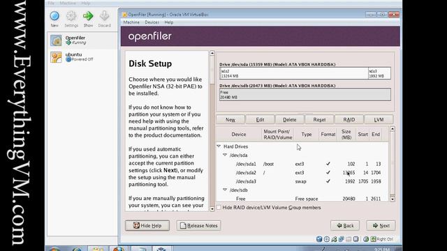 OpenFiler Installation Tutorial смотреть онлайн