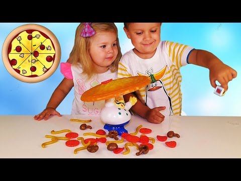 ✿ ПИЦЦА Балансирующая Игра Для Детей unboxing and play pizza смотреть онлайн