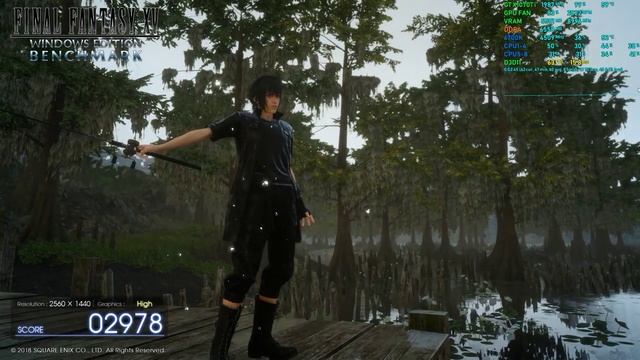 Final Fantasy XV Windows Benchmark - Palit 1070 Ti OC, High 1440p смотреть онлайн
