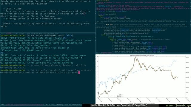 Immutable state Clojure backtester: again how fast is it? смотреть онлайн
