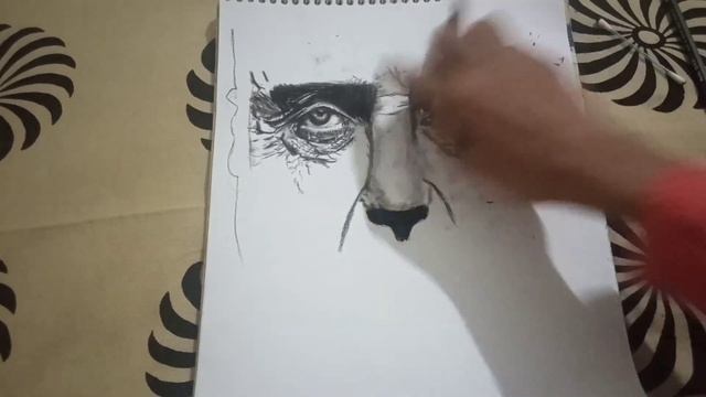 Drawing a portrait of Christopher Walken | Sanchit arts | смотреть онлайн