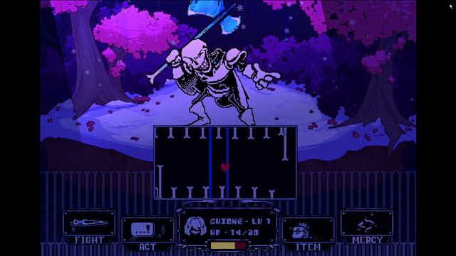 Undertale Icebound Papyrus смотреть онлайн