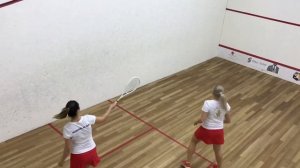 Сквош. Урок #13 Парная тренировка. Драйвы.