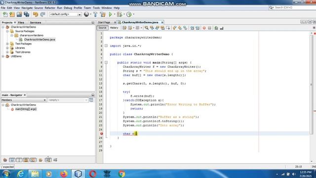 Java the complete Reference Ninth Edition (Chapter 20) Example (18) Char Array Writer смотреть онлайн
