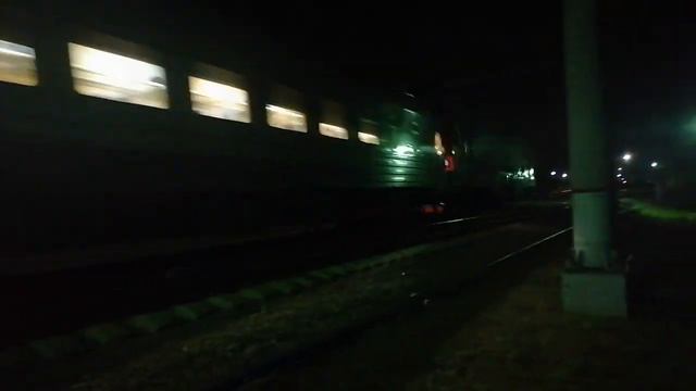 Бешеный эп20 с пассажирским поездом Москва Липецк #ржд смотреть онлайн