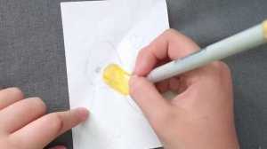 туториал как рисовать милового кавайного гуся