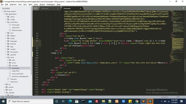 blog management system project in php | blogging system in php | Part 22 Hindi смотреть онлайн
