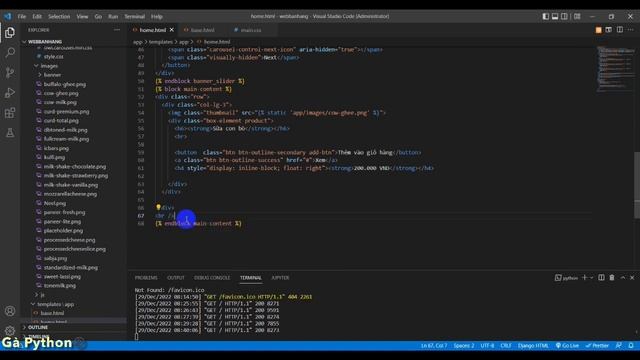 Lập trình web bằng Python và Django: Tạo một website bán hàng online từ A tới B #5 смотреть онлайн
