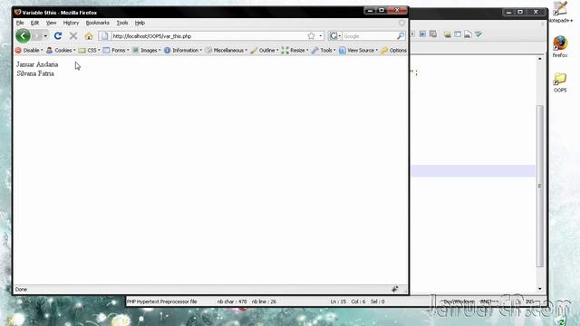 OOP PHP #5: variabel this смотреть онлайн