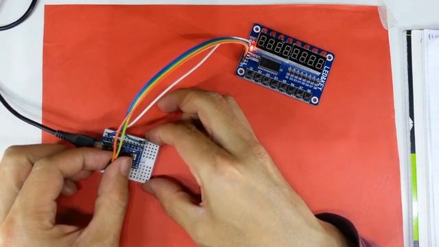 Цифровой модуль Led&Key (TM1638) подключаем к Arduino Pro Micro смотреть онлайн