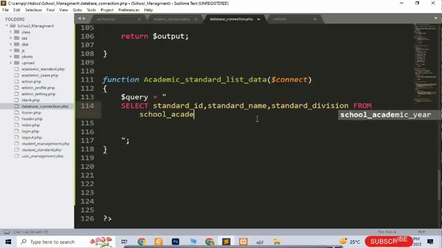 INSERT STUDENT STANDARD DATA || SCHOOL MANAGEMENT SYSTEM IN PHP MySQL || हिन्दी PART -20 смотреть онлайн