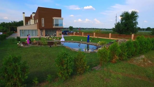 Полеты на квадрокоптере, свадебное видео. Краснодарский край. смотреть онлайн