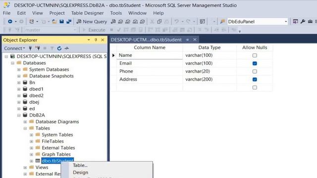 MSSQL database, table and identity column creation in Hindi смотреть онлайн