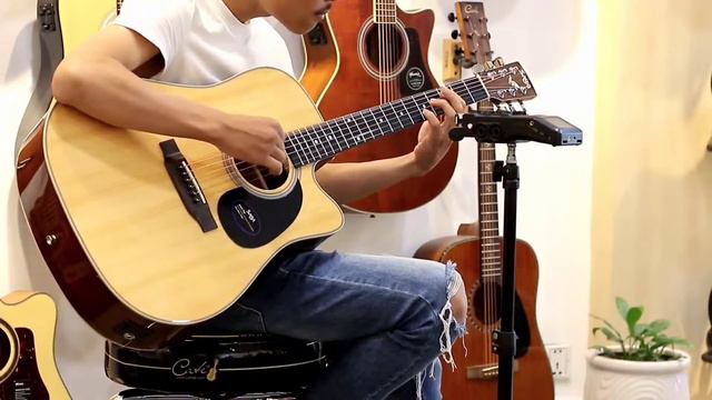 Saga SF700Nce Acoustic Guitar смотреть онлайн