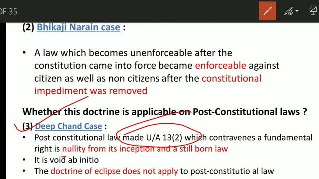 Article 13 || Explanation with leading case laws || Part III || Fundamental Rights Series || Part 3 смотреть онлайн