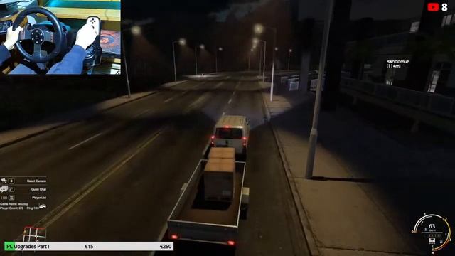 ?LIVE Truck And Logistics Simulator ONLINE With Logitech G27 + Wheel Cam