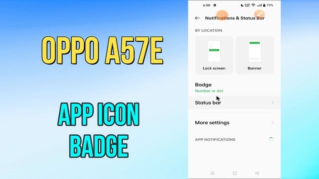 Oppo A57e App Icon Badge || Not showing app icon badges смотреть онлайн