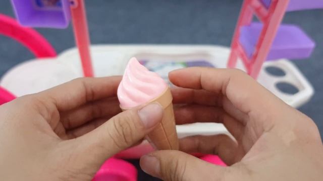 8 Minutes Satisfying with Unboxing Cute Pink Sweet Candy Ice Cream Trolley ASMR | Review Toys смотреть онлайн