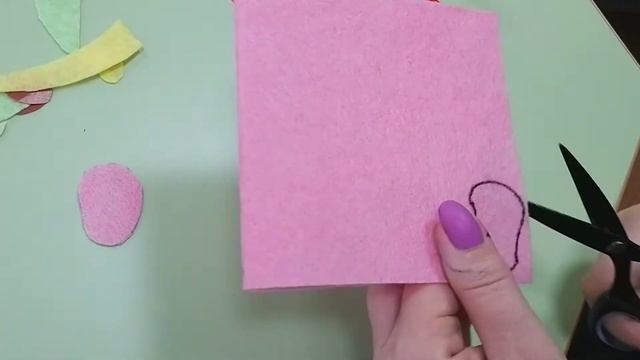 Аппликация "Слоненок" из салфеток из вискозы смотреть онлайн