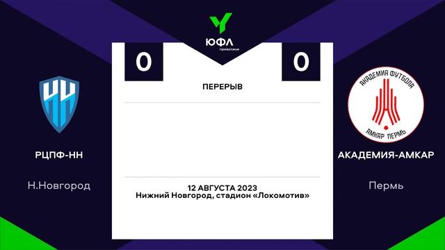 ЮФЛ П-2. 18 тур. Академия «Нижний Новгород» - «Академия-Амкар». смотреть онлайн