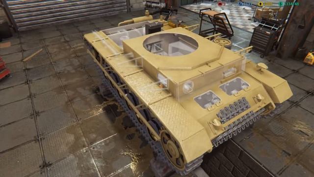 Реставрация танка PzKpfw III Ausf. M  Tank Mechanic Simulator