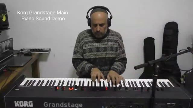 Korg Grandstage Main Piano (Hybrid) Sound Demo смотреть онлайн