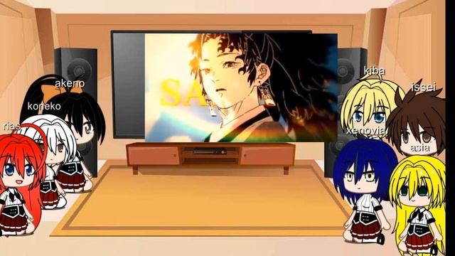 High School Dxd Reaccionando A Yoriichi (kokushibo Y Yoriichi Antepasados Del Clan Gremory)