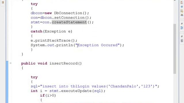 JDBC Program To Insert Some Record Into Oracle Database!! смотреть онлайн