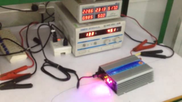 600W 60/72cells Inverter 220V Testing