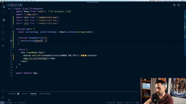 Use useState in React with Typescript смотреть онлайн