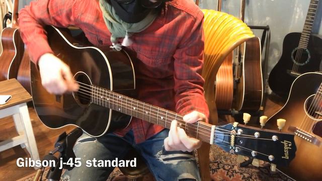 Gibson J-45 Standard vs Vintage / 원미사운드 смотреть онлайн