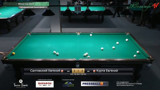 Minsk Cup 2019. 18 финала. Салтовский Е. - Курта Е.