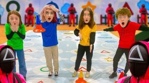 ГИГАНТСКАЯ Экстремальная Игра в КАЛЬМАРА!!!