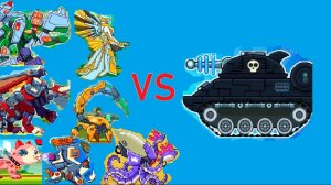 Босс ЛАЗЕРНАЯ ПАСТЬ против всех 26 танков в игре Hills of Steel