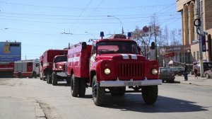 Парад пожарных авто