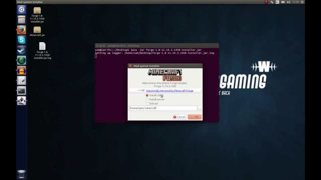 How to install Forge 1.8 Client Linux - WoopaGaming смотреть онлайн